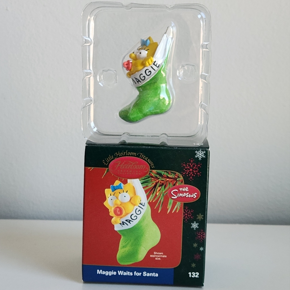 EUC Maggie Simpson Christmas ornament